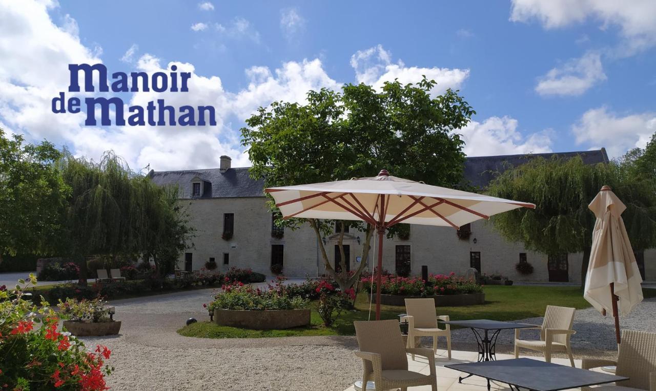 Hotel Le Manoir De Mathan Crepon A La Campagne 5 Mn D'Arromanches Et 10 Mn De Bayeux Exterior foto